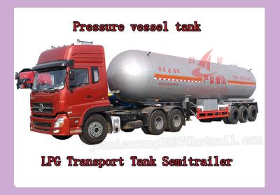 China LPG butane natural gas trailer /59.7m3 gas cylinder trailer, 59700 liters propane semi trailer, lpg tanker semi trailer for sale