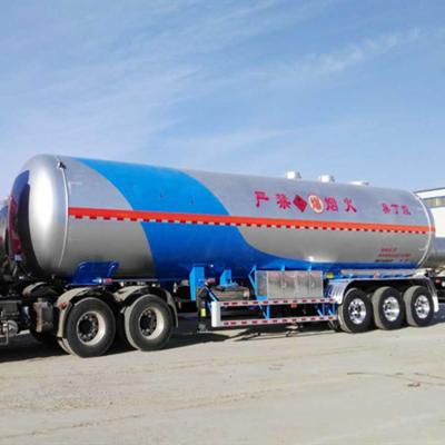 China Truck Trailer Customized Factory Wholesale Supply Customized Lpg Semi Tank Trailer Lpg Tanker For Sale for sale