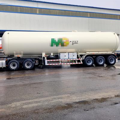 China Truck trailer china liquefied natural gas tanker semi lpg tanker truck trailer with best price for sale