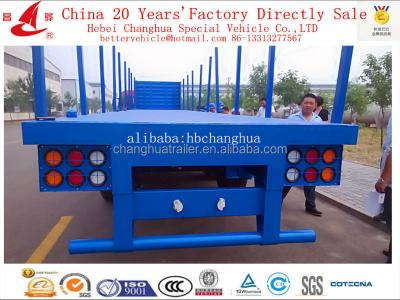 China GCC /GSMO/ SASO, /CARGO-HIGH/HORIZONTAL LAYER /CARGO-HIGH SIDE TANK TRUCK /container transport truck trailer/trailer Saudi Arabia for sale