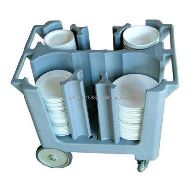 China Plastic custom design rotomolding mold for plastic plate cart rotomolded adjustable plate cart for sale