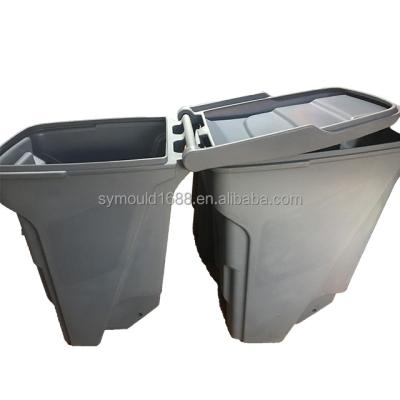 China Aluminum foil molding rotomolding mold for dust bin plastic 240L wheeled china for sale