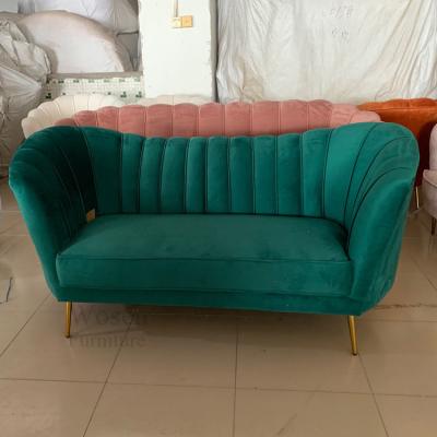 China Luxury Comfortable EUROPEAN Wosen Velvet Seat Throne Chairs Wedding Sofa Rental for sale