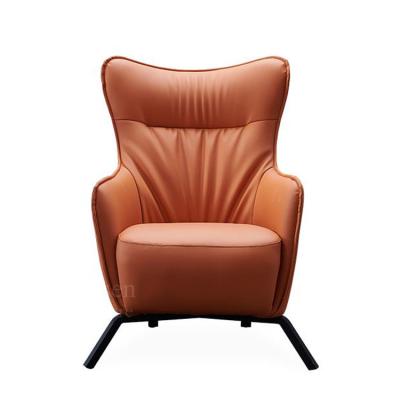 China (Other) Small Single Person Sofa Chair Modern Contracted Leather Family Recreational Recliner Nordic Type for sale