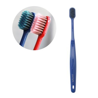 China Carbon Fiber Disposable Bristle Toothbrush Supplier Personal Care Travel Toothbrush Soft Black Toothbrush for sale