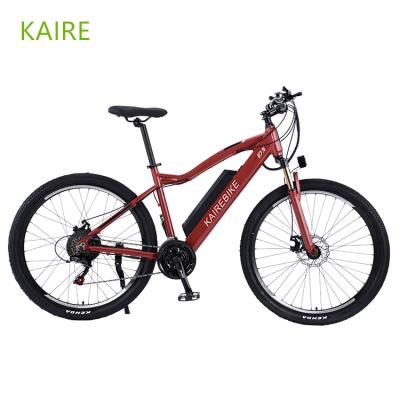 China OEM service 27.5 inch full aluminum alloy service 21 inch gear suspension front fork lithium battery mtb e bike en venta