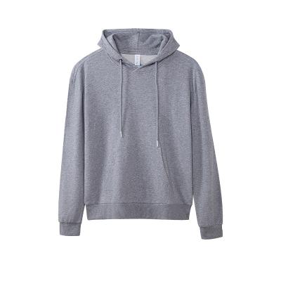 China Factory Direct Anti-wrinkle Women Men's Solid Classic Fit Plain Logo Hoodies Sweatshirts for sale