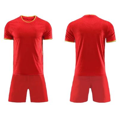 China Thai Soccer Uniform Sets With Customized Logo Football Jersey Cheap Soccer Jersey Set for sale