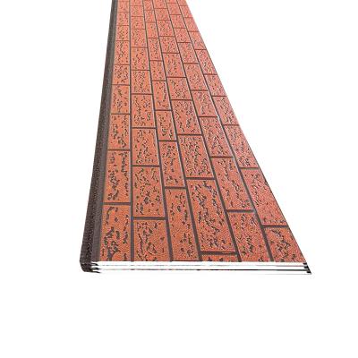 China 16mm 20mm Contemporary Metal PU Proof Wall Siding Fire Retardant Insulated Decorative Exterior Sound Sandwich Panels for sale