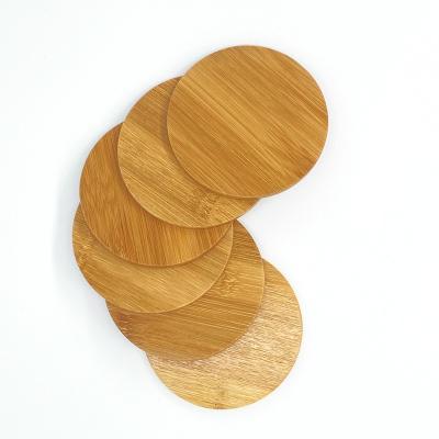 China Factory direct viable high quality wholesaleround bamboo coasters for sale