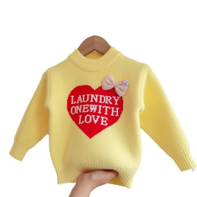 China Breathable Kids Sweater Baby Girls Winter Clothes Child Cute Knitted  pullover Sweaters Children Clothing for sale