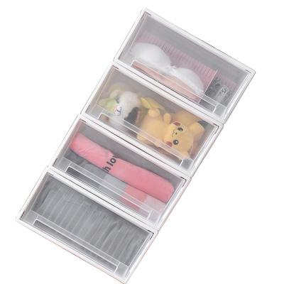 China Multipurpose Thickened plastic drawer storage box Children's toy wardrobe storage Container Shoe Clothes sorting Organizer case for sale