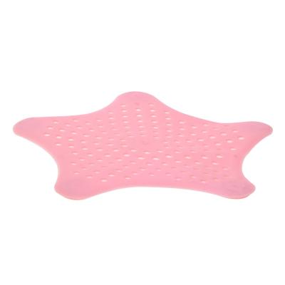 China Sustainable Silicone Bathroom Kitchen Sink Strainer Hair Filter Drain Catcher Cover anti-blocking silicone floor drain for sale