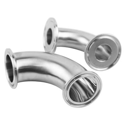 China Sanitary 90 Degree SS304 Tri Clamp Elbow for sale