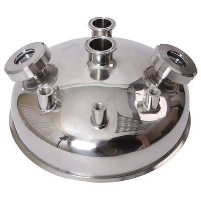 China sanitary triclamp 6 x tri clamp 4 bowl speed reducer closed loop reduction for sale