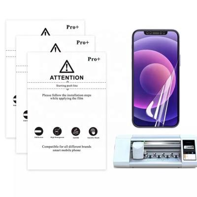 China 120*180mm Mobile Phone Screen Protector Cutter Super Thin TPU Nano Hydrogel Films for sale