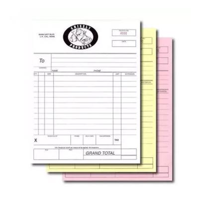 China paper & Carbonless Double Cardboard Receipt Invoice Book Printing for sale