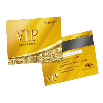 China Member Printing Design Laminated PVC Gold Gym VIP Plastic Pro Membership Card Using Qr Code for sale