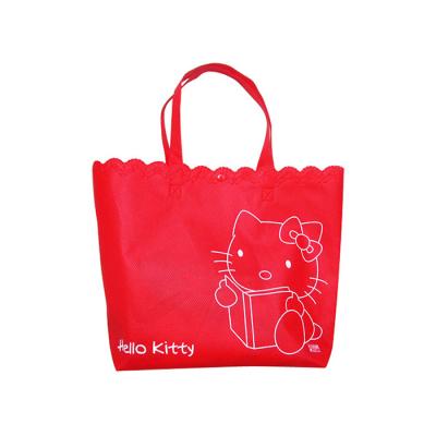 China Customized Customized Eco - Friendly Wholesale Cheap Promotional Non Woven Logo Folding Shopping Bag for sale