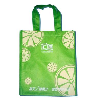 China Custom Print Folding Eco - Friendly Reusable Promotion Shopping Non Woven Fabric Bag for sale