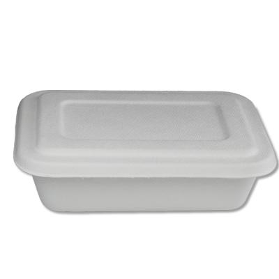 China Wholesale Disposable Food Container Sugar Cane Bagasse Pulp Packing Biodegradable Lunch Box for sale