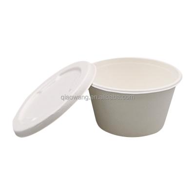 China 2021 Hot Selling Disposable Fast Food Bagasse Food Container Biodegradable Compostable Bowl 32Oz for sale