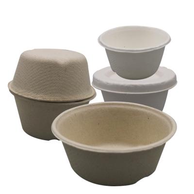 China Sugar Cane Bagasse Takeout Drink Cup Restaurant Supplies Party Cup Round Material for sale