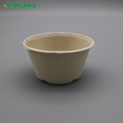 China Food Grade 40ml Mini Modern Sugarcane Bagasse Round Packing Sauce Cups for sale