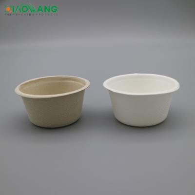 China Modern Mini 1.5 Oz Reusable Modern Compostable Packaging Round Bagasse Sauce Cup for sale