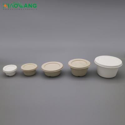 China Mini Modern Biodegradable Compostable Bagasse Sauce Container Cup Takeaway for sale