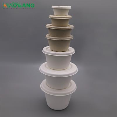 China 2oz 4oz Modern Compostable Disposable Biodegradable Bagasse Fiber Sauce Party Cup With Lids for sale