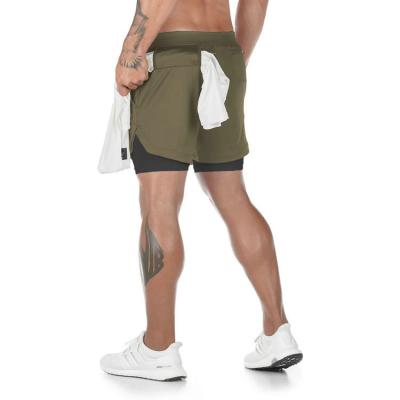 China Streetwear Sustainable Thick Cotton Training Over The Knee Cargo Mens Abbreviations Mens Basketball 2 In 1 Shorts for sale