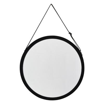 China Bathroom/Wall/Large Round Black Wooden Mirror Decorative Art Set Wall Decorative Wholesale for sale