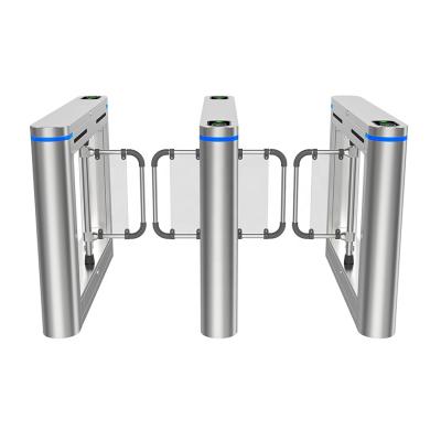 China Elegant and Graceful Access Control Swing Gate Supermarket Turnstile With Rfid Reader And Barcode Reader AKT321 for sale