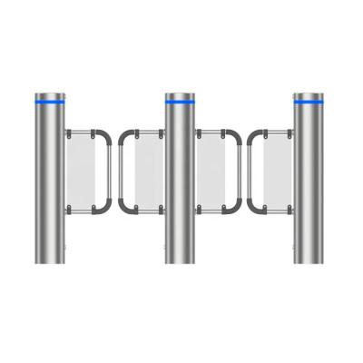 China Custom Rfid Access Control 304 Turnstile Swing Barrier Gate Elegent Swing Gate Turnstile For Building Entrance AKT321 for sale