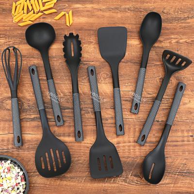 China Sustainable Cookware 8-Pieces Utensils Set Non-Stick Kitchen Spatulas Set With Customized Logo for sale