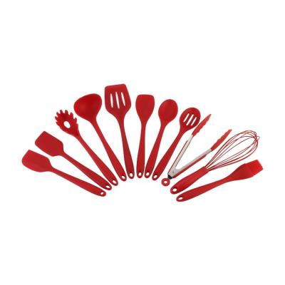 China Sustainable Silicone Nonstick Cookware Set 11 Piece Set Silicone Cooking Utensils Set for sale