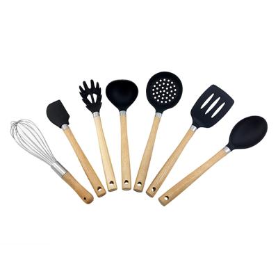 China Amazon Best Selling Sustainable Kitchen Utensils Set Nylon Cookware Dishwasher Safe for sale