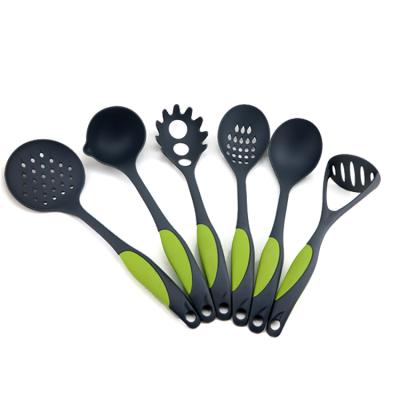 China Sustainable Nylon Kitchenware 6PCS Food Grade Kitchen Tools Cookware Set for sale