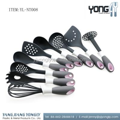 China Mini Utensils Set Nylon Non-Stick Viable BPA Free Cookware Set for sale