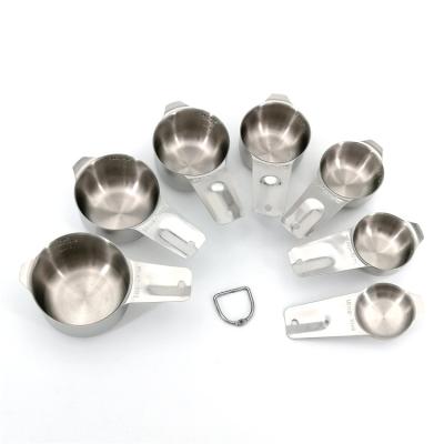 China High Quality Sustainable Stainless Steel Measuring Cups And Spoons Set Custom Logo for sale