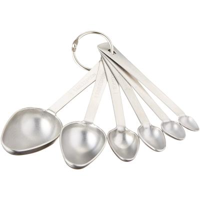 China Sustainable Customizable Kitchen Metal Measuring Cup Stainless Steel Measuring Cups And Spoons Set For Cooking for sale