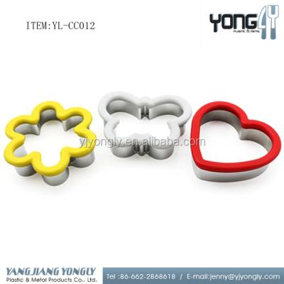 China Viable Custom Silicone Biscuit Cookie Cutter Set 3D for sale