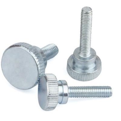 China China Flat High Precision Anodized 5/8-20 Inch Screw M3 M4 M5 M6 Knurled Head Aluminum Thumb Screw for sale