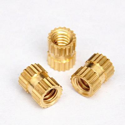 China Heavy industry china manufacturer threaded blind knurled nut m3 m4 m6 m8 m10 8mm cnc brass insert nuts 42mm round brass thread insert nut for sale