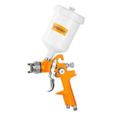 China WELLOO Industrial Engineering Soft and Professional 600CC Air Spray Gun for Large Scale Spray Furniture Repair ASG827 for sale