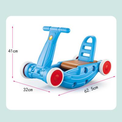 China Three Game Modes 2022 Multifunctional Plastic Rocking Horse Walker Scooters 3 IN 1 Baby Walkers For Sale for sale