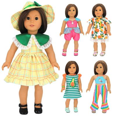 China DIY TOY Spring Summer Fashion Dress Sparkly Sequined 18 Inch Girl Doll American Clothes Newest Arrival for sale