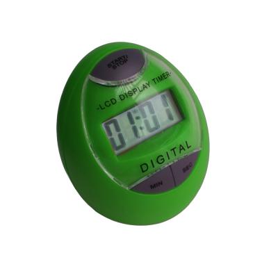 China EMAF Viable Small Plastic Egg Shape Digital Kitchen Timer for sale