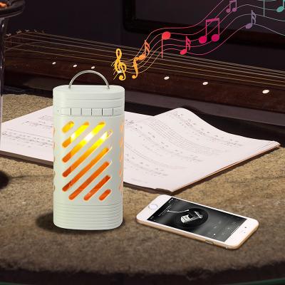 China AUX speaker. Call EMAF Flashing Light TF LED Light Lithium Battery Wireless Speaker Wireless Speaker TF LED Video Outdoor Camping Rechargeable Portable Portable Rechargeable Call EMAF Flame LED Light for sale